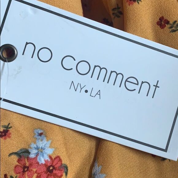 NO  COMMENT FLORAL  top - Picture 5 of 5